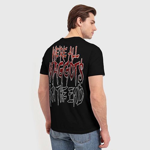 Мужская футболка Slipknot - maggots / 3D-принт – фото 4