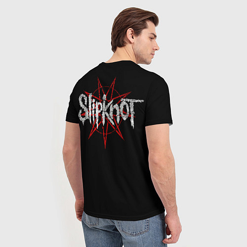 Мужская футболка Slipknot - goat mask / 3D-принт – фото 4