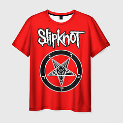 Мужская футболка Slipknot пентаграмма