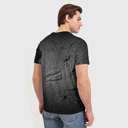 Мужская футболка Шестиугольник на стене / 3D-принт – фото 4