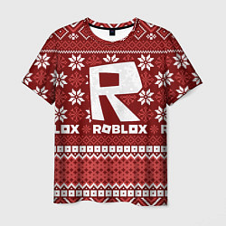 Мужская футболка Roblox christmas sweater