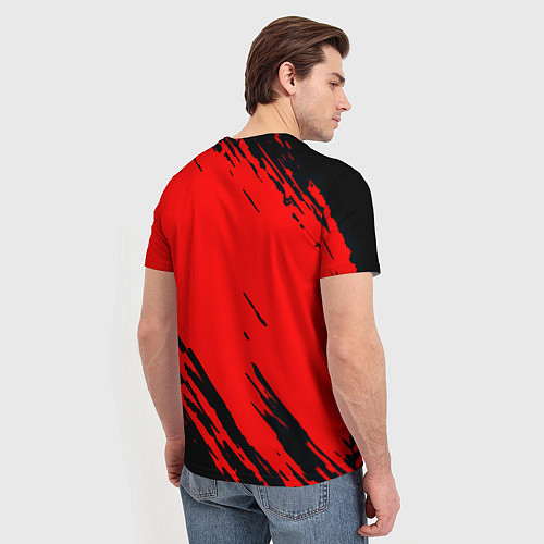 Мужская футболка 30 Second to mars краски абстрактные / 3D-принт – фото 4
