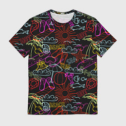 Мужская футболка Beach pattern