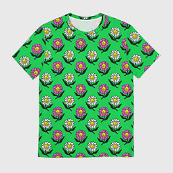 Мужская футболка Цветут цветы