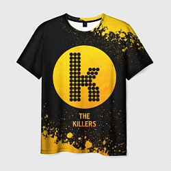 Мужская футболка The Killers - gold gradient