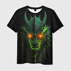 Мужская футболка Дракон сверкающих елей