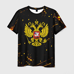 Мужская футболка СССР жёлтые краски