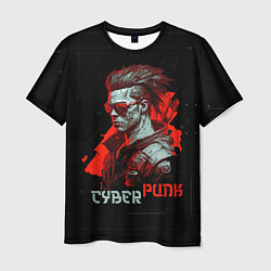 Мужская футболка Cyberpunk man