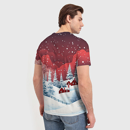 Мужская футболка Символ нового 2024 года маленький дракошка / 3D-принт – фото 4