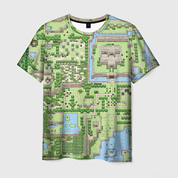 Мужская футболка Zelda: карта