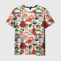Футболка мужская Best sushi, цвет: 3D-принт