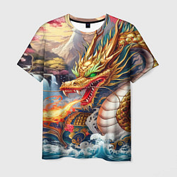 Мужская футболка Dragon tattoo - irezumi