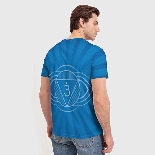 Мужская футболка Аджна чакра / 3D-принт – фото 4