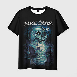 Мужская футболка Night skull Alice Cooper