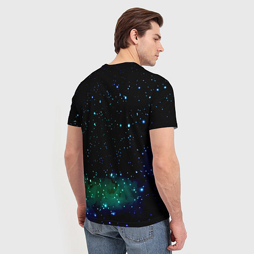 Мужская футболка Сейлор Мун - космос / 3D-принт – фото 4