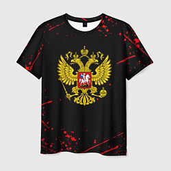 Мужская футболка Краски Россия герб
