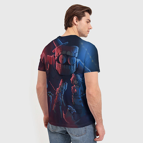 Мужская футболка Удивительный цифровой цирк / 3D-принт – фото 4