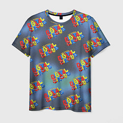 Мужская футболка The amazing digital circus pattern