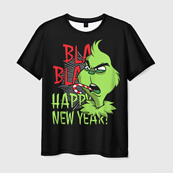 Мужская футболка Grinch - happy New Year
