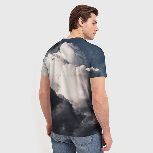 Мужская футболка Белобог - небо славян / 3D-принт – фото 4
