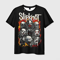 Футболка мужская Slipknot метал-группа, цвет: 3D-принт