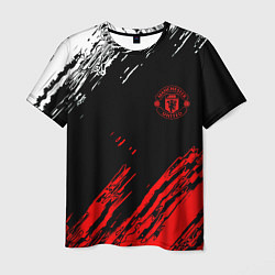Мужская футболка ФК Манчестер Юнайтед спортивные краски