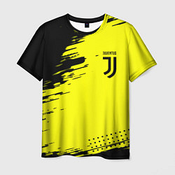 Футболка мужская Juventus спортивные краски, цвет: 3D-принт