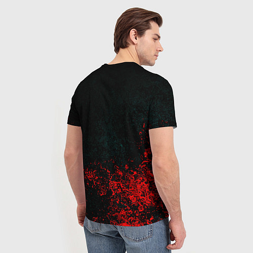 Мужская футболка Чушпан кровь краски / 3D-принт – фото 4