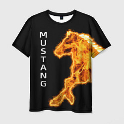 Мужская футболка Mustang fire