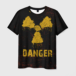 Мужская футболка Опасный человек радиация