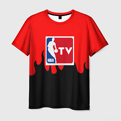 Мужская футболка NBA sport flame