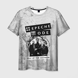 Мужская футболка Depeche Mode - Touring the universe группа