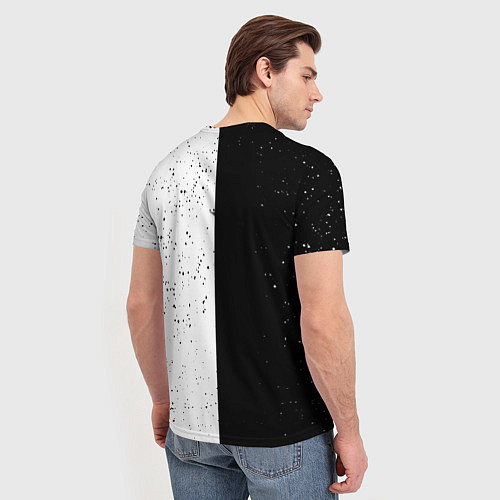 Мужская футболка Ведьмак лого / 3D-принт – фото 4