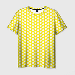 Мужская футболка Сетка шестигранника