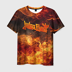 Футболка мужская Fire - Judas Priest, цвет: 3D-принт