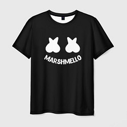 Мужская футболка Маршмеллоу белое лого
