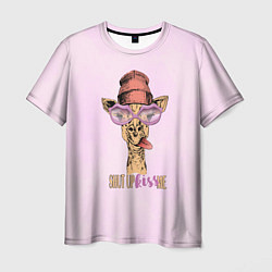 Мужская футболка Гламурный жираф