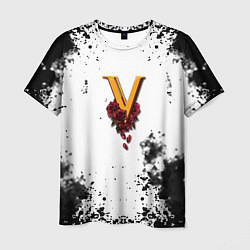 Мужская футболка Cyberpunk 2077 группировка Валентинос
