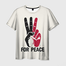 Мужская футболка За мир на планете
