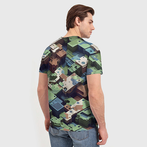 Мужская футболка Контр Страйк - милитари паттерн / 3D-принт – фото 4
