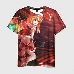 Футболка мужская Touhou Project Flandre cute happy, цвет: 3D-принт