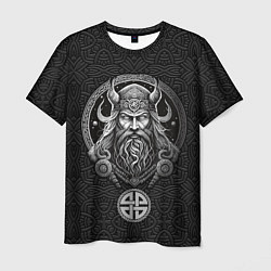 Мужская футболка Один с символикой защиты воина