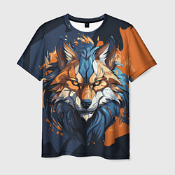 Мужская футболка Мудрый волк