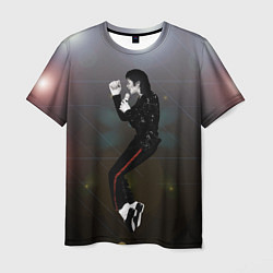 Мужская футболка Michael Jackson в прыжке