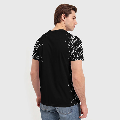 Мужская футболка Dayz краски текстура / 3D-принт – фото 4