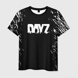 Мужская футболка Dayz краски текстура