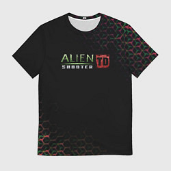 Мужская футболка Alien Shooter космос тема
