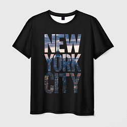 Футболка мужская New York City - USA, цвет: 3D-принт