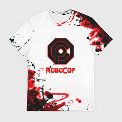 Мужская футболка Robocop краски