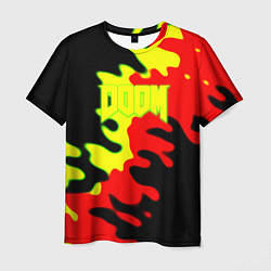 Футболка мужская Doom mars abstract, цвет: 3D-принт